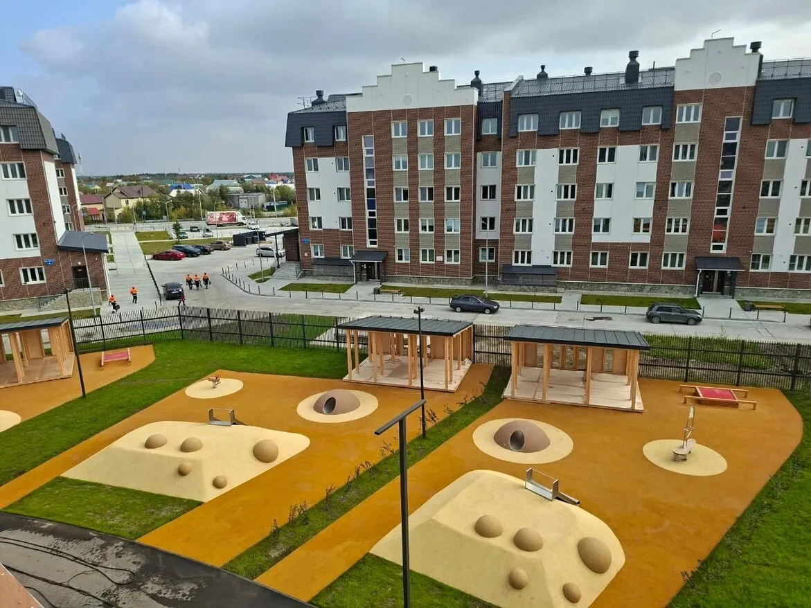 Геопластика на детских площадках и в ландшафтном дизайне в Пласте